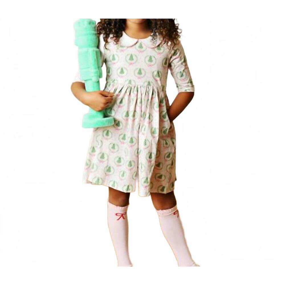 NEW SWOON BABY CLOTHING kid's holiday twirl baby dress in proper pink